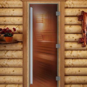 Дверь DoorWood Престиж 60х180, стекло бронза, коробка ольха
