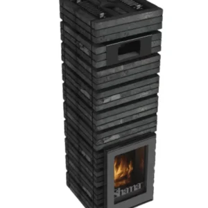 Дровяная банная печь GrillD Shaman Short, 3 каменки