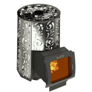 Дровяная банная печь GrillD Violet Long Window Max