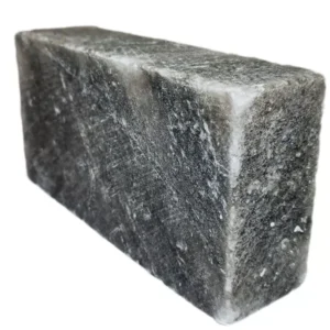 Кирпич из серой гималайской соли, шлифованный 20х10х5 см