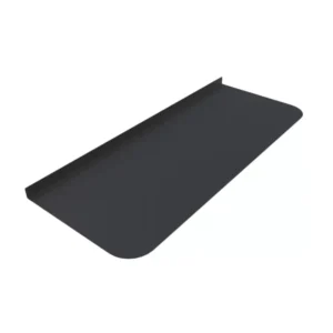 Предтопочный лист BLACK 980х400х0,5мм (R75)